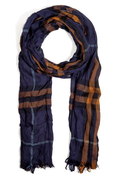 burberry merino wool scarf blue|burberry check merino wool scarf.